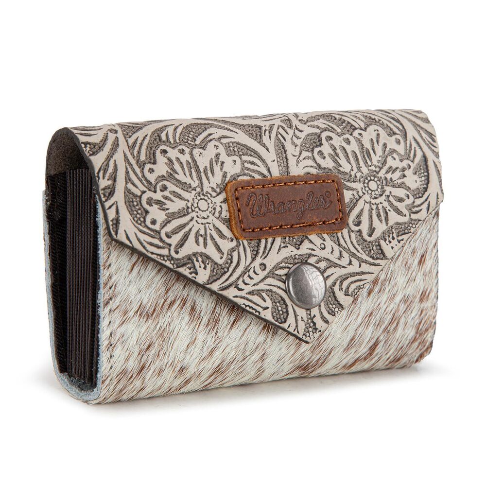 2613 × Wrangler Mini Card Case Wallet Cowhide Business Card Holder Leather